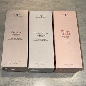 Farmhouse Fresh Shea Butter Moisturizer Set - Pink, Cream, and White